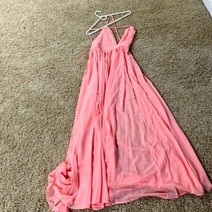 Brand new pink lilly dress only opened it to try on its size cvs but fits big